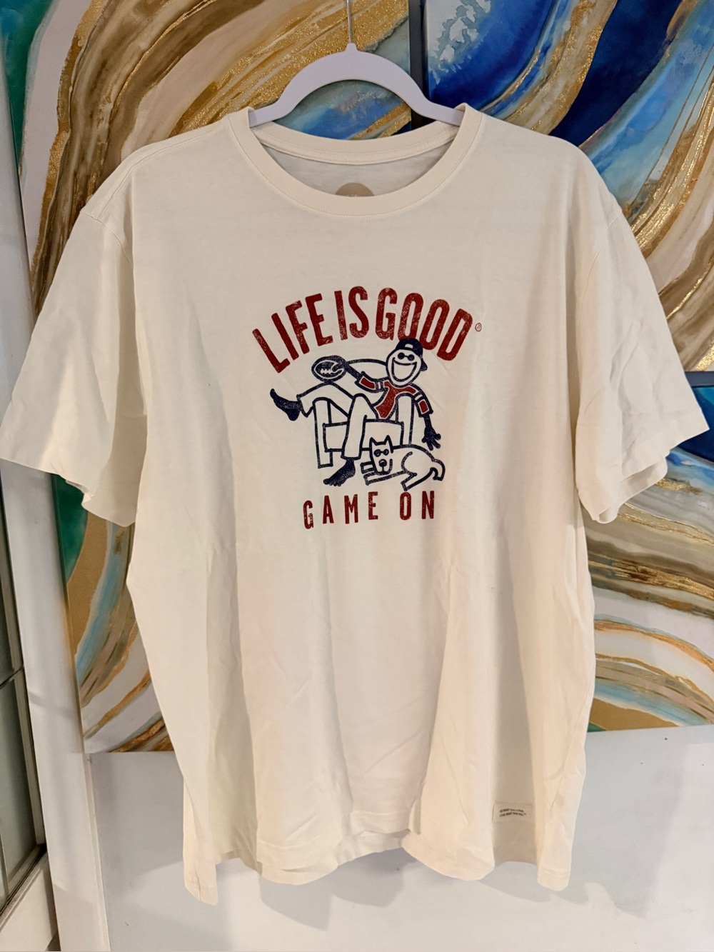 Life is Good "Game On" Classic Fit Graphic Tee